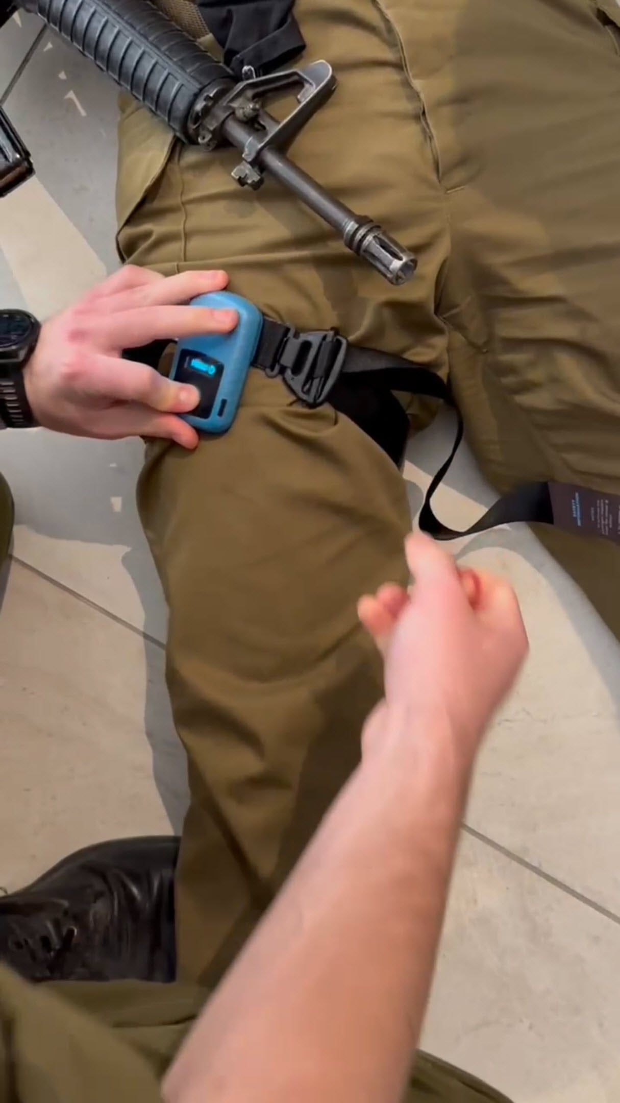 יחידת אימון כחולה Xmetix TAK710 / ללא דחיסה / למטרות סימולציה, הדרכה והדרכה.